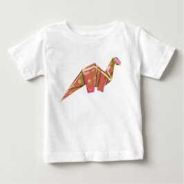 Googly-Eyes Origami Brachiosaur - Iridescent ベビーTシャツ
