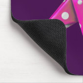 Googly-Eyes Origami Brachiosaur - Pink マウスパッド (コーナー)