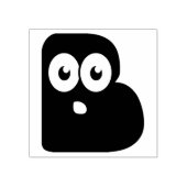 Googly Letter Bラバースタンプ ラバースタンプ (インプリント)