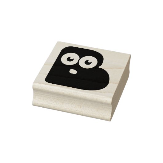 Googly Letter Bラバースタンプ ラバースタンプ (スタンプ)