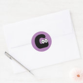 Googly Letter Gクラシックラウンドステッカー ラウンドシール (封筒)