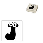 Googly Letter Jラバースタンプ ラバースタンプ (押印)