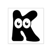 Googly Letter Kラバースタンプ ラバースタンプ (インプリント)