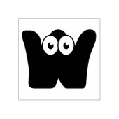 Googly Letter Wラバースタンプ ラバースタンプ (インプリント)