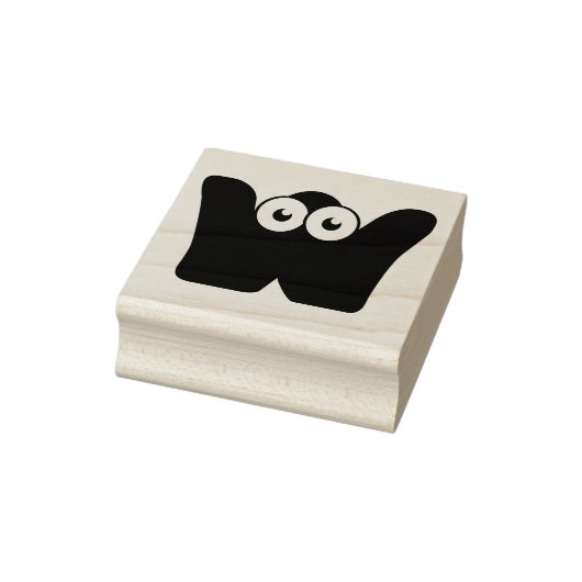 Googly Letter Wラバースタンプ ラバースタンプ (スタンプ)