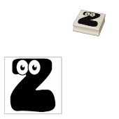 Googly Letter Zラバースタンプ ラバースタンプ (押印)