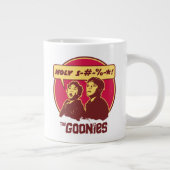 Gooniesのデータを実行 ジャンボコーヒーマグカップ (右)