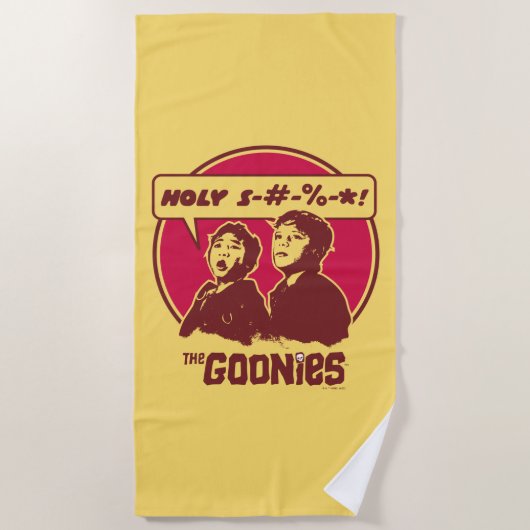 Gooniesのデータを実行 ビーチタオル (正面)