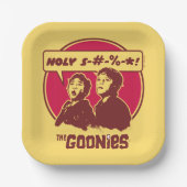Gooniesのデータを実行 ペーパープレート (正面)