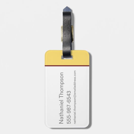 Gooniesのデータを実行 ラゲッジタグ (裏面縦)