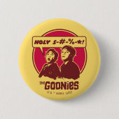 Gooniesのデータを実行 缶バッジ (正面)