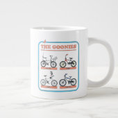 Gooniesの自転車図 ジャンボコーヒーマグカップ (右)