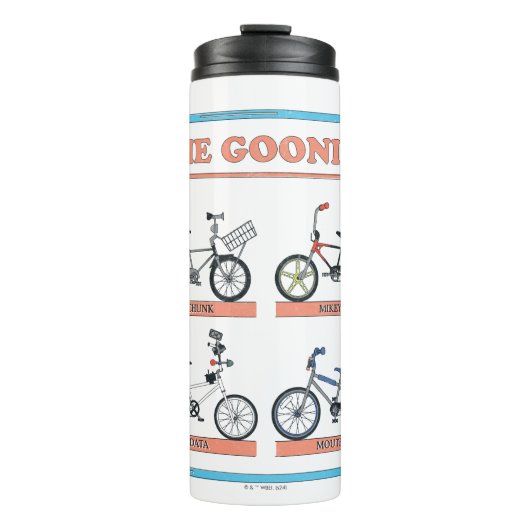 Gooniesの自転車図 タンブラー (正面)