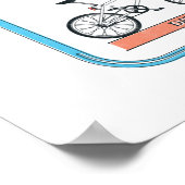 Gooniesの自転車図 ポスター (角)