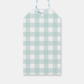 Goose Adoption Stuffie Blue Farm Birthday Favor ギフトタグ (裏面)