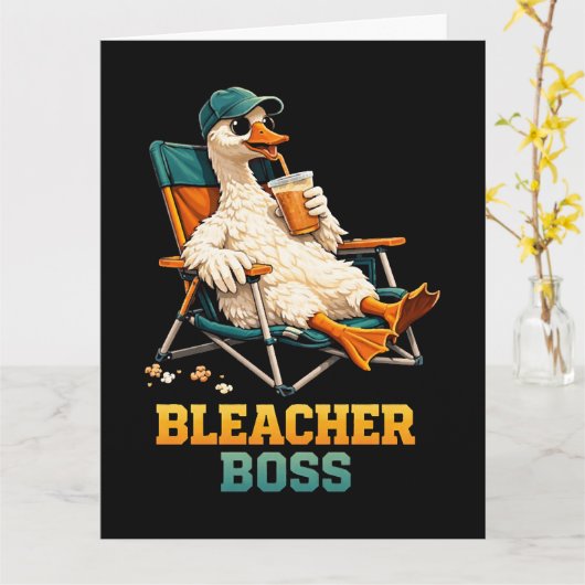 Goose Bleacher Boss カード (黄色い花)