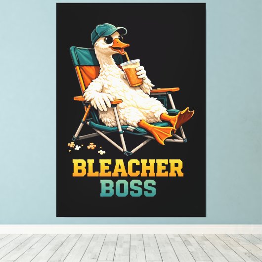 Goose Bleacher Boss キャンバスプリント (インサイチュ (ウッドフロア))