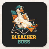 Goose Bleacher Boss スクエアペーパーコースター (正面)