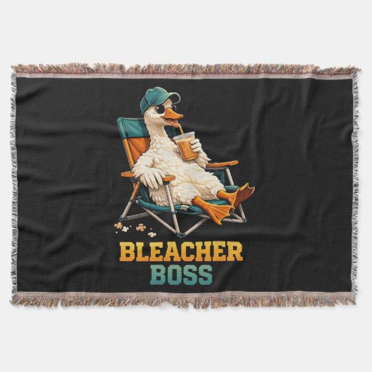 Goose Bleacher Boss スローブランケット (正面)