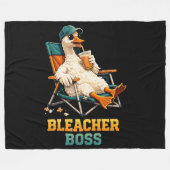 Goose Bleacher Boss フリースブランケット (正面(横))