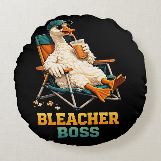 Goose Bleacher Boss ラウンドクッション (正面)