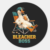 Goose Bleacher Boss ラウンドシール (正面)