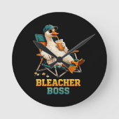 Goose Bleacher Boss ラウンド壁時計 (正面)