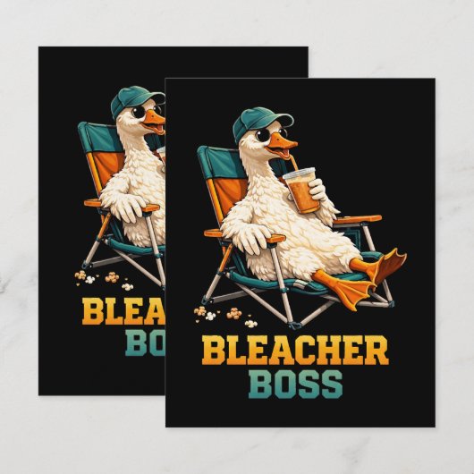 Goose Bleacher Boss 案内状 (正面/裏面)