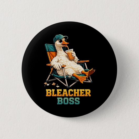 Goose Bleacher Boss 缶バッジ (正面)