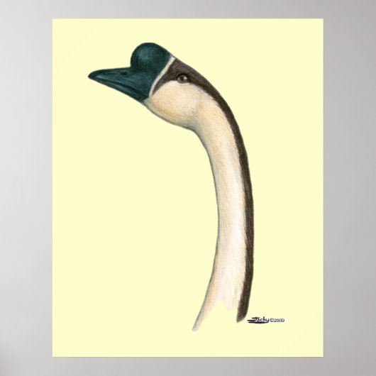 Goose:  Brown Chinese Head ポスター (正面)