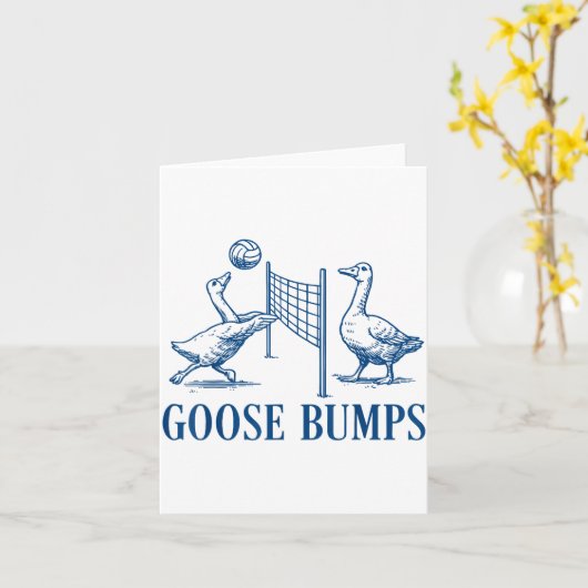 Goose Bumps Volleyball  カード (黄色い花)