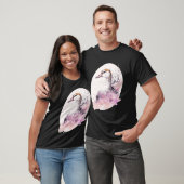 Goose Cherry Blossom Japanese Sakura Goose Tシャツ (ユニセックス)