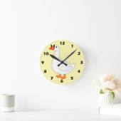 Goose Design ラウンド壁時計 (ホーム)