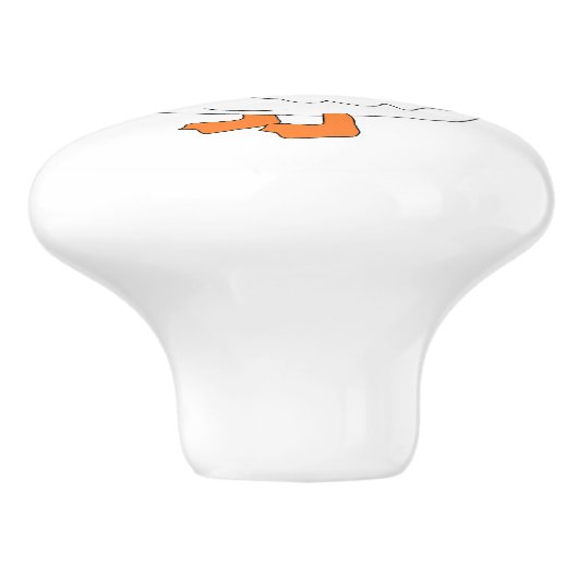 Goose Design Personalised セラミックノブ (側面)