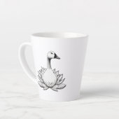 Goose, duck カフェラテマグ (左アングル)