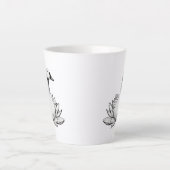 Goose, duck カフェラテマグ (正面)