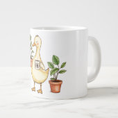 Goose Gardening Mug - Powered by Plants & Coffee  ジャンボコーヒーマグカップ (正面右)