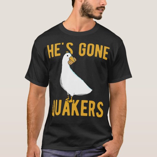 Goose Geese Duck Duck Saying pet dogs  Tシャツ (正面)