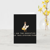Goose I Am The Executive Of This Dysfunction Menta カード (黄色い花)