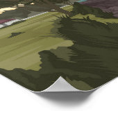 Goose Island State Park Texas Vintage  ポスター (角)