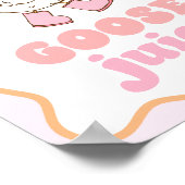 Goose Juice Table Sign ポスター (角)