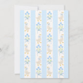 Goose nursery rhymes baby shower 招待状 (裏面)