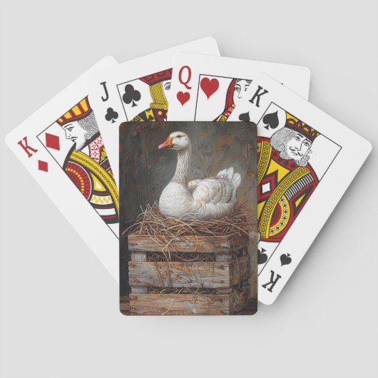 Goose on a Nest 絵を描's トランプ (裏面)