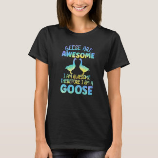 Goose Outfit for Geese Duck Lovers Apparel Women K Tシャツ