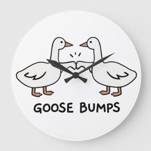 Goose pumps  ラージ壁時計 (正面)