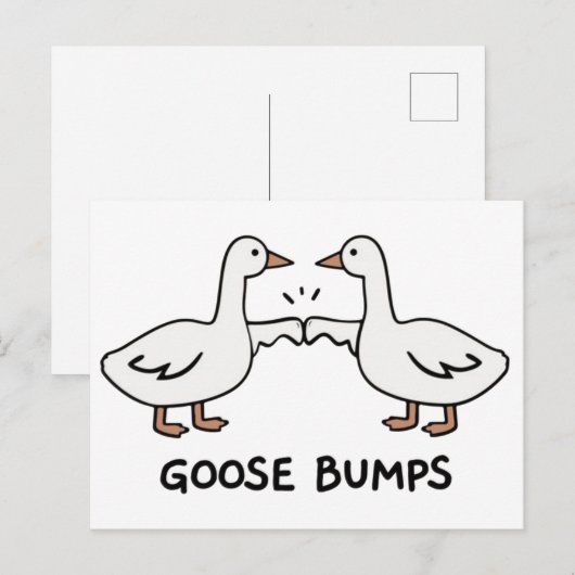 Goose pumps 案内ポストカード (正面/裏面)