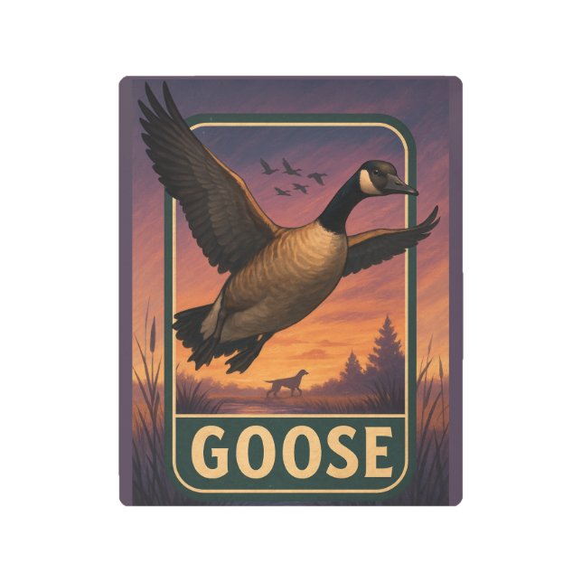 Goose Sign メタルプリント (正面)