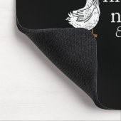 Goose Sorry I'm Late His Timing Not Mine  マウスパッド (コーナー)