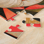 Goose Totem – Protective Art Deco Spirit ジグソーパズル (側面)