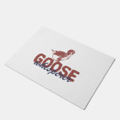 Goose Whisperer for farmer goose breeding ドアマット (アングル)